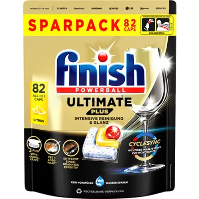 Finish Powerball Ultimate Plus Citrus 82szt 1kg