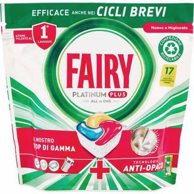 Fairy Platinum Plus All in One Limone 17szt 264g