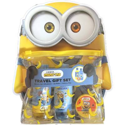 Minions Travel Set Szampon 60ml Gel 60ml Balm 10ml