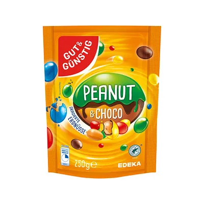 G&G Peanut & Choco Erdnüsse 250g