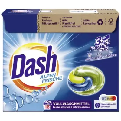 Dash Alpen Frische Caps 18p 448g