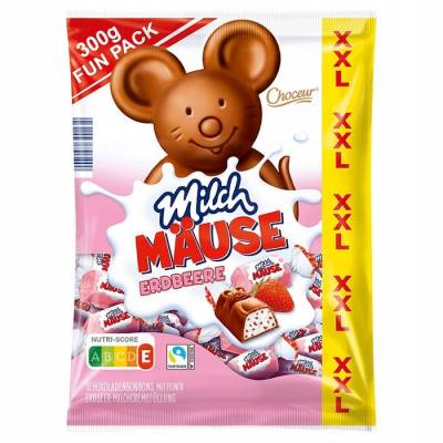 Choceur Milch Mause XXL Erdbeere 300g