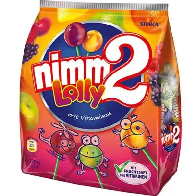 Nimm2 Lolly Lizaki 12szt 120g