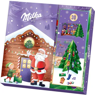 Milka Kalendarz Adwentowy 3D 163g