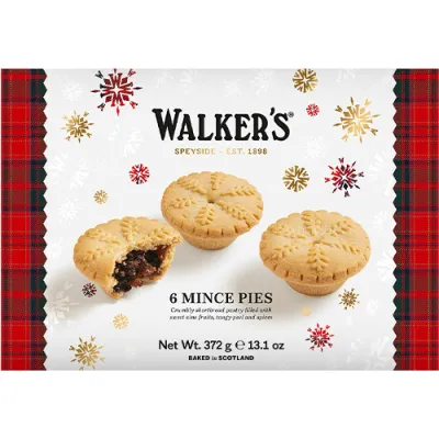 Walker's Mince Pies 6szt 372g