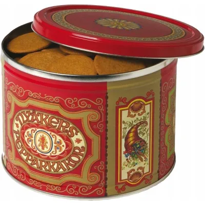 Nyakers Ginger Snaps Czerwona Puszka Ciastka 900g