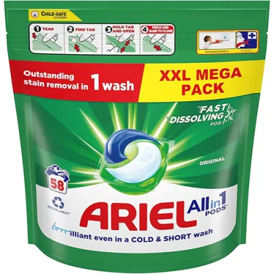 Ariel All in 1 Pods Original 58p 1,1kg