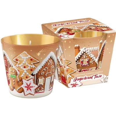 Bartek Candles Gingerbread Town Świeca 115g