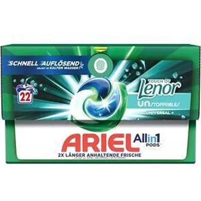 Ariel All in 1 Pods Universal+ Lenor 22p 473g