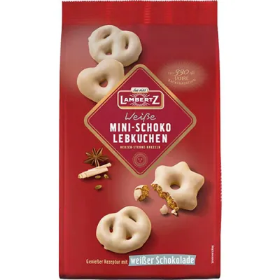 Lambertz Weisse Mini-Schoko Lebkuchen 300g