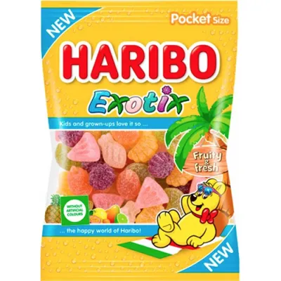 Haribo Exotix Żelki 100g