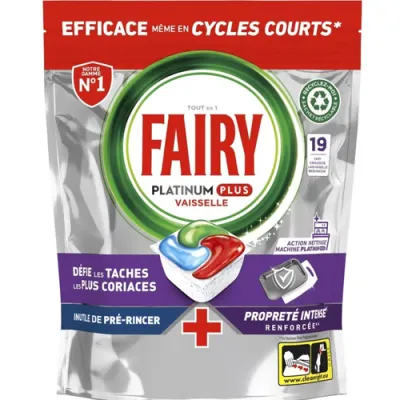 Fairy Platinum Plus Vaiselle Kapsułki 19szt 295g