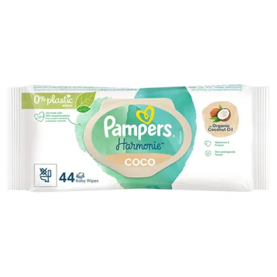 Pampers Harmonie Coco Mokre Chusteczki 44szt