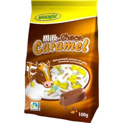 Woogie Milk-Choco Caramel 100g