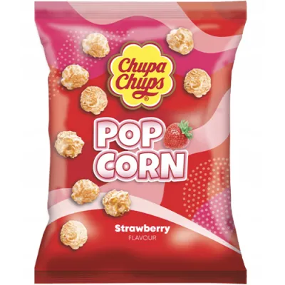 Chupa Chups Popcorn Strawberry 90g