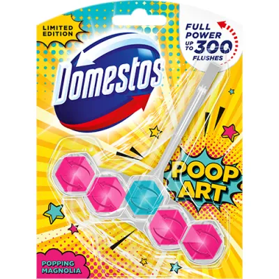 Domestos Popping Magnolia Zawieszka WC 55g