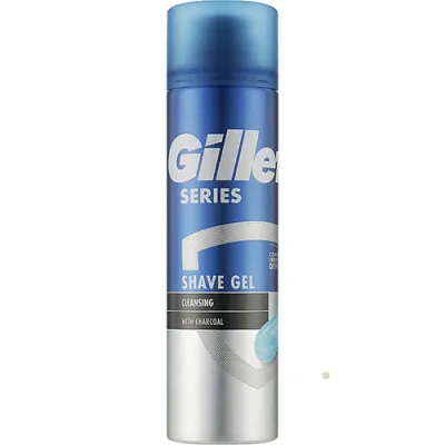 Gillette Series Cleansing Charcoal Shave Gel 200ml