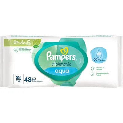 Pampers Harmonie Aqua Chusteczki 48szt