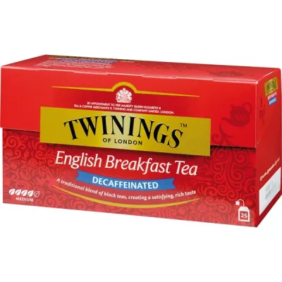 Twinings English Beakfast Herbata Decaff 25szt 50g