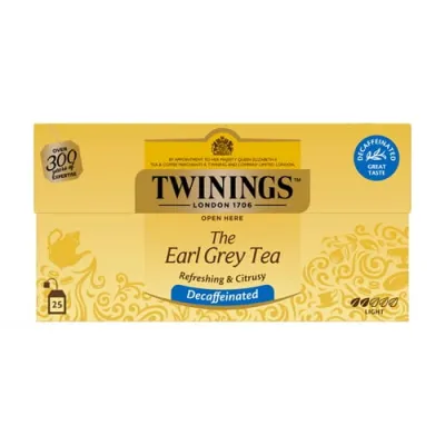Twinings Earl Grey Herbata Decaffeinated 25szt 50g