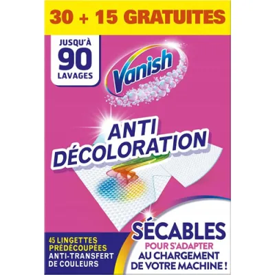 Vanish Anti Decoloration Chusteczki 45szt