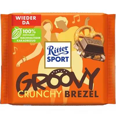 Ritter Sport Groovy Crunchy Brezel Czekolada 100g