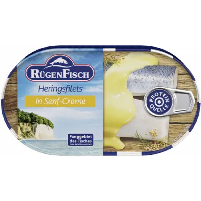 RugenFisch Heringfilets Senf-Creme 200g