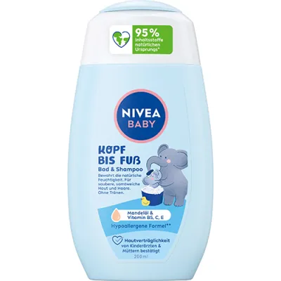 Nivea Baby Kopf bis Fuss Mandelol Gel Szamp 200ml