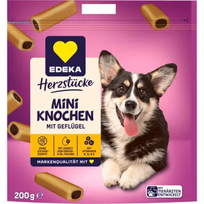Edeka Mini Knochen Mit Geflugel Karma dla Psa 200g Edeka Mini Knochen Mit Geflugel Karma dla Psa 200g