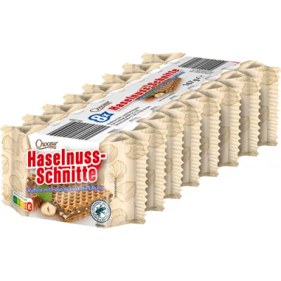 Choceur Haselnuss Schnitte Wafelki 8szt 167g