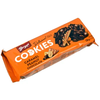 Bergen Caramel Peanut Chocolate Cookies 130g
