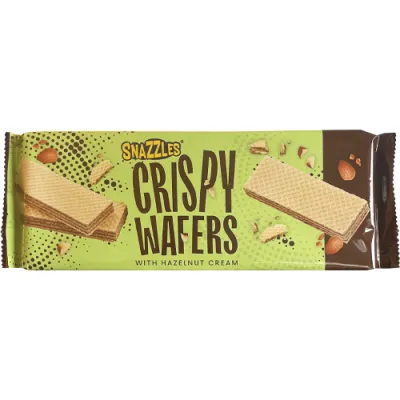 Snazzles Crispy Wafers Hazelnut Wafelki 170g