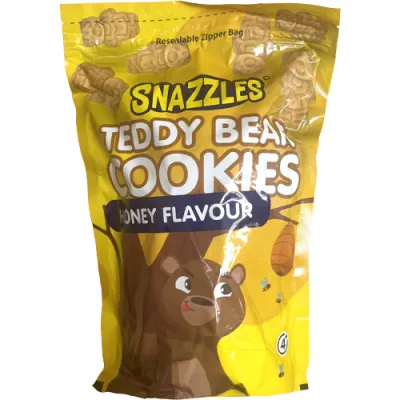 Snazzles Teddy Bear Cookies Honey Flavour 340g