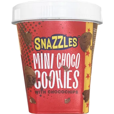 Snazzles Mini Cookies Chocochips Czerwone 125g