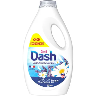 Dash 2en1 Lavande & Camomille Gel 30p 1,3L