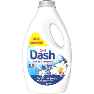 Dash 2en1 Lavande & Camomille Gel 70p 3,1L