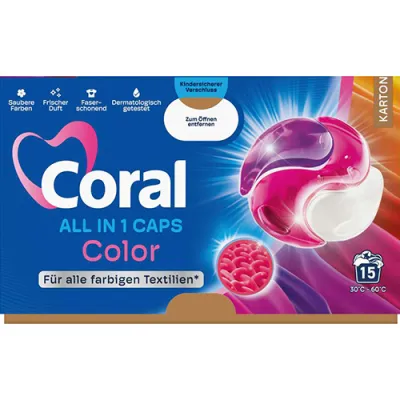 Coral All in 1 Caps Color 15p 259g