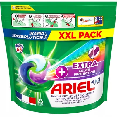 Ariel 4in1 Pods Extra Color Protection 65p 1,6kg