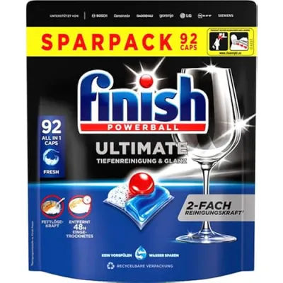 Finish Powerball Ultimate Fresh 92szt 1,1kg