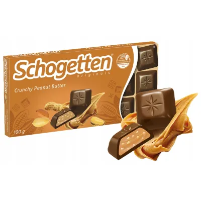 Schogetten Crunchy Peanut Butter Czekolada 100g