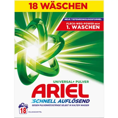 Ariel Universal+ Proszek 18p 990g