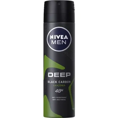 Nivea Men Deep Black Carbon Deo 150ml
