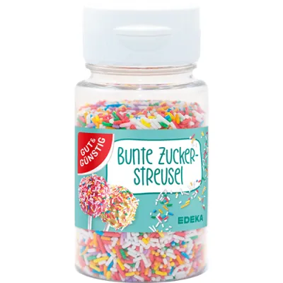G&G Bunte Zuckerstreusel Posypka Cukrowa 75g