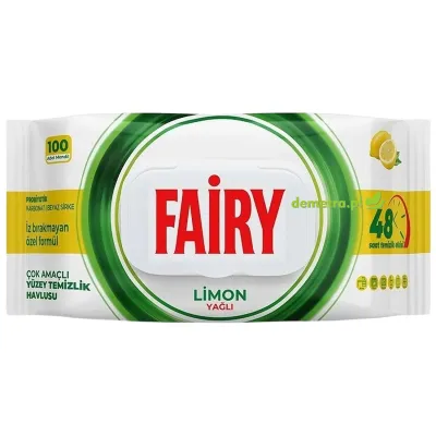 Fairy Chusteczki Uniwersalne Lemon 100szt