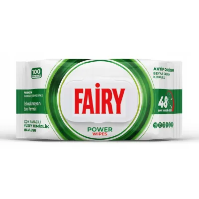Fairy Chusteczki Uniwersalne Power 100szt