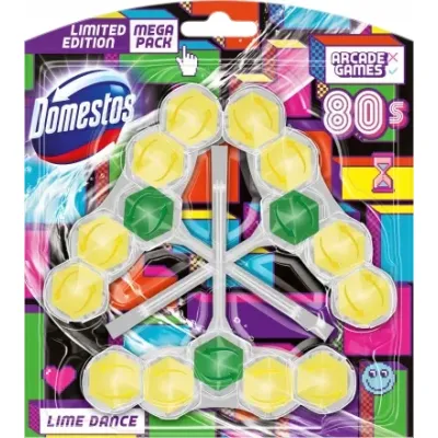 Domestos Power 5 Lime Dance WC Zawieszka 3x55g