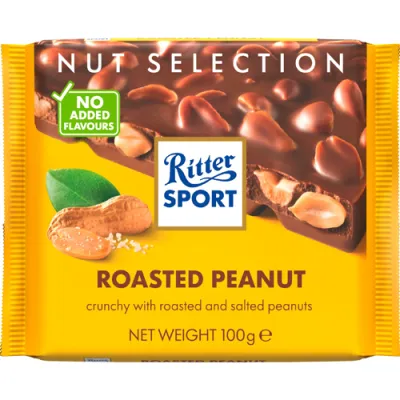 Ritter Sport Roasted Peanut Czekolada 100g Ritter Sport Roasted Peanut Czekolada 100g