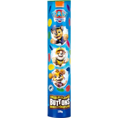 PAW Patrol Choco Flavoured Buttons Draże 130g
