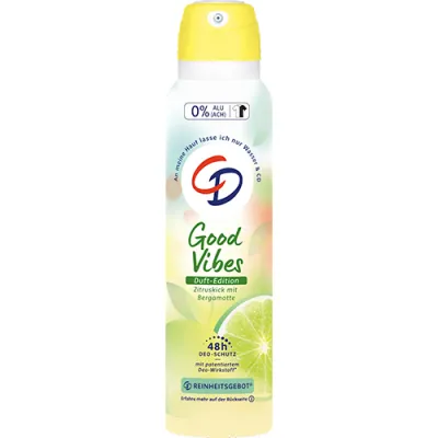 CD Good Vibes Zitruskick mit Bergamotte Deo 150ml
