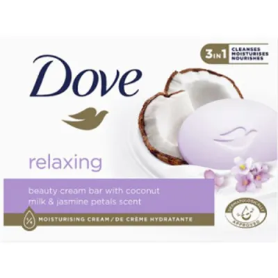 Dove Relaxing Coconut Milk & Jasmin Kostka 90g